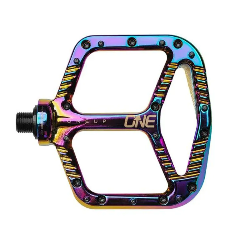 Oneup Flat Aluminium Pedals - Oilslick
